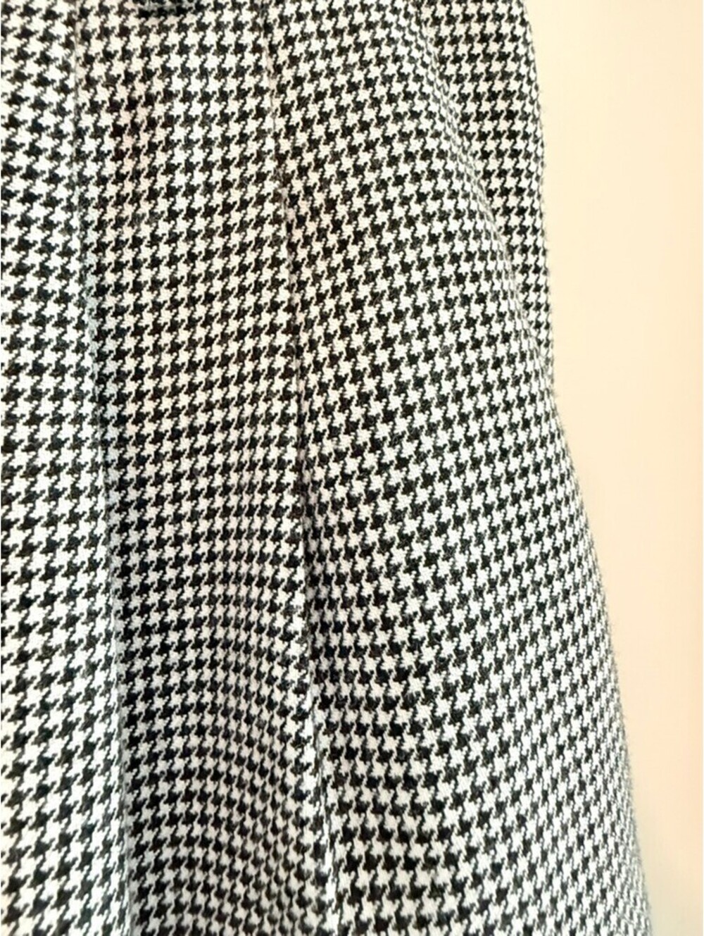 Vintage Michelle Houndstooth Pleated High Rise Pants Made USA Size 8 - Picture 6 of 6